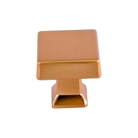 Crown 1-1/4" Square Colorado Cabinet Knob Rose Gold Finish CHK94723RG
